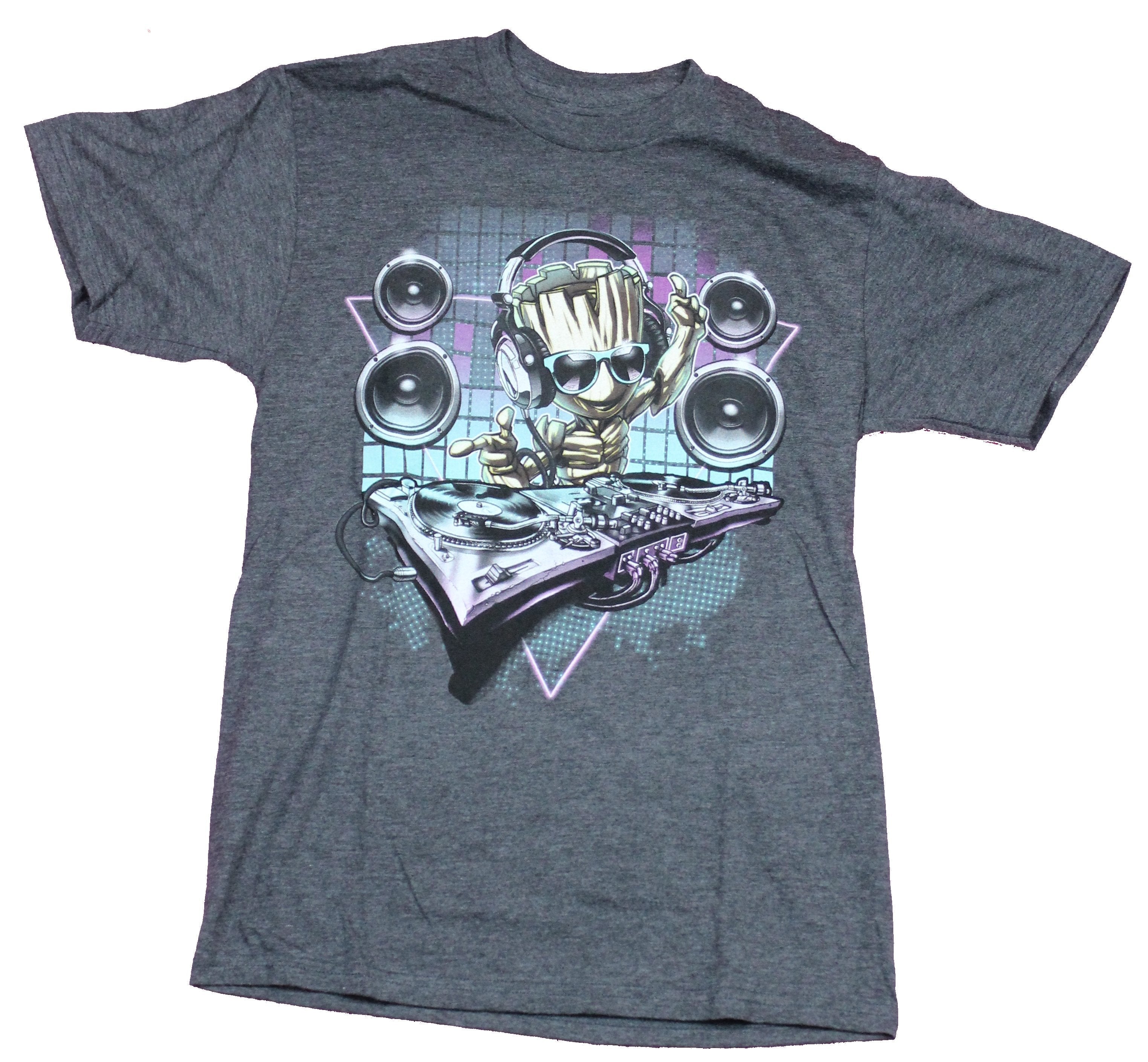 Guardians of the Galaxy Mens T-Shirt - Groot Dj Rocking Out Image Hoodie, Sweatshirt | CiraTrend.com
