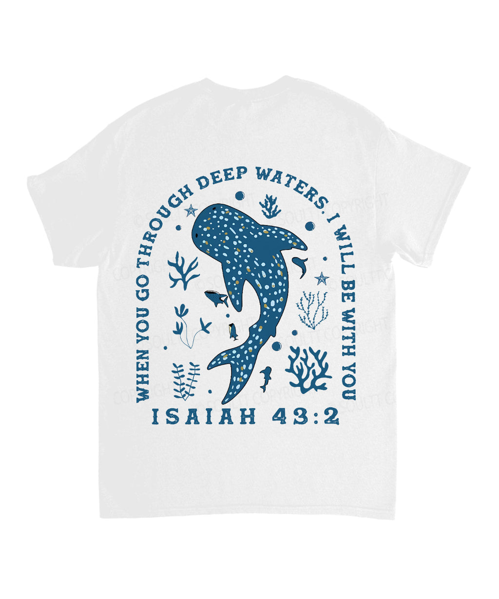 I Will Be With You Double Sided Unisex Cotton Christian T-Shirt Style004 Hoodie, Sweatshirt | CiraTrend.com (Image 3)