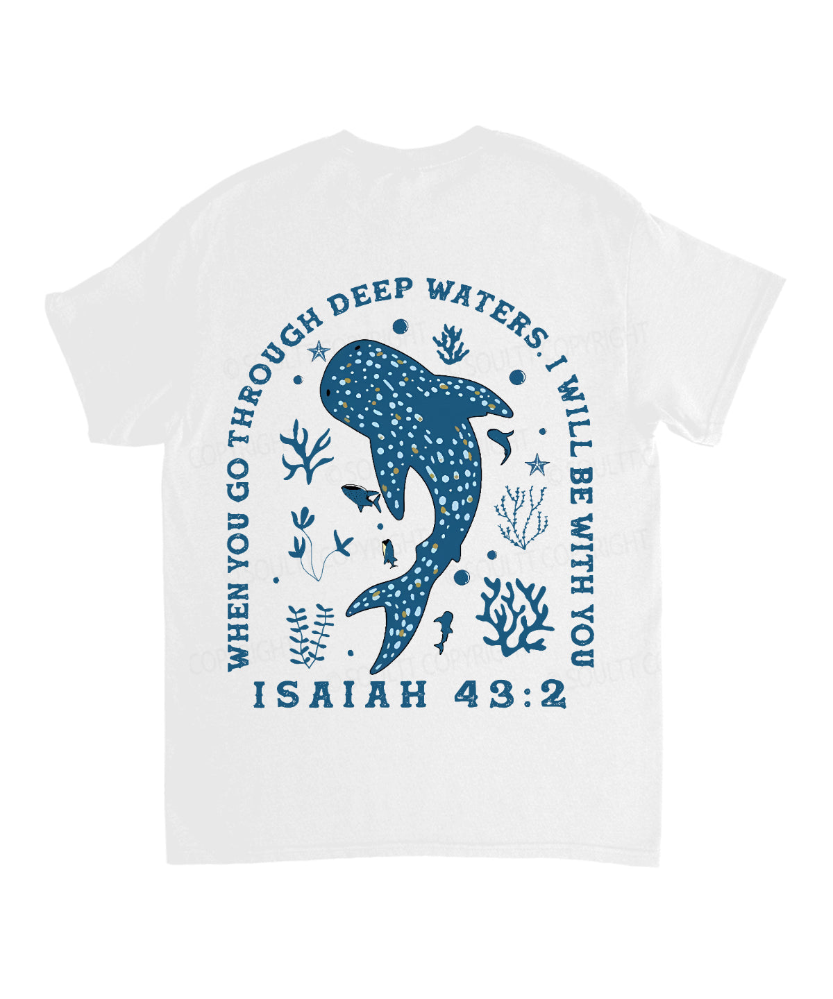 I Will Be With You Double Sided Unisex Cotton Christian T-Shirt Style004 Hoodie, Sweatshirt | CiraTrend.com (Image 3)