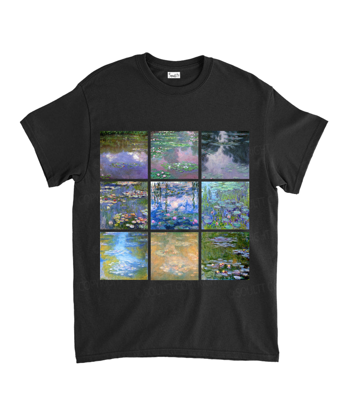 Water Lily Unisex Cotton Christian T-Shirt Hoodie, Sweatshirt | CiraTrend.com (Image 2)
