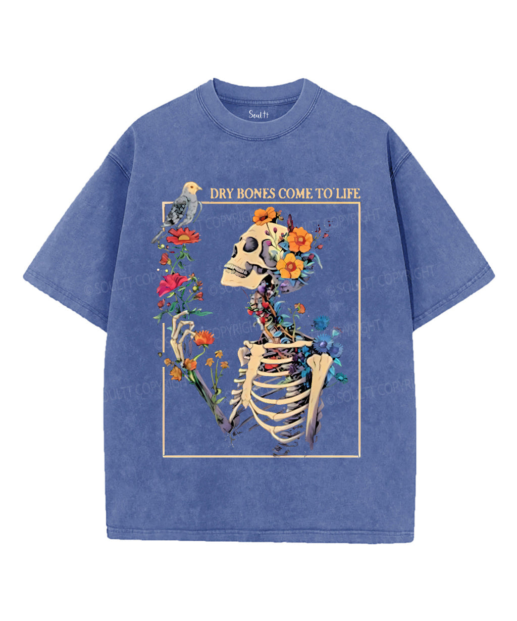 Dry Bones Come To Life Unisex Washed Christian T-shirt Style014 Hoodie, Sweatshirt | CiraTrend.com (Image 4)