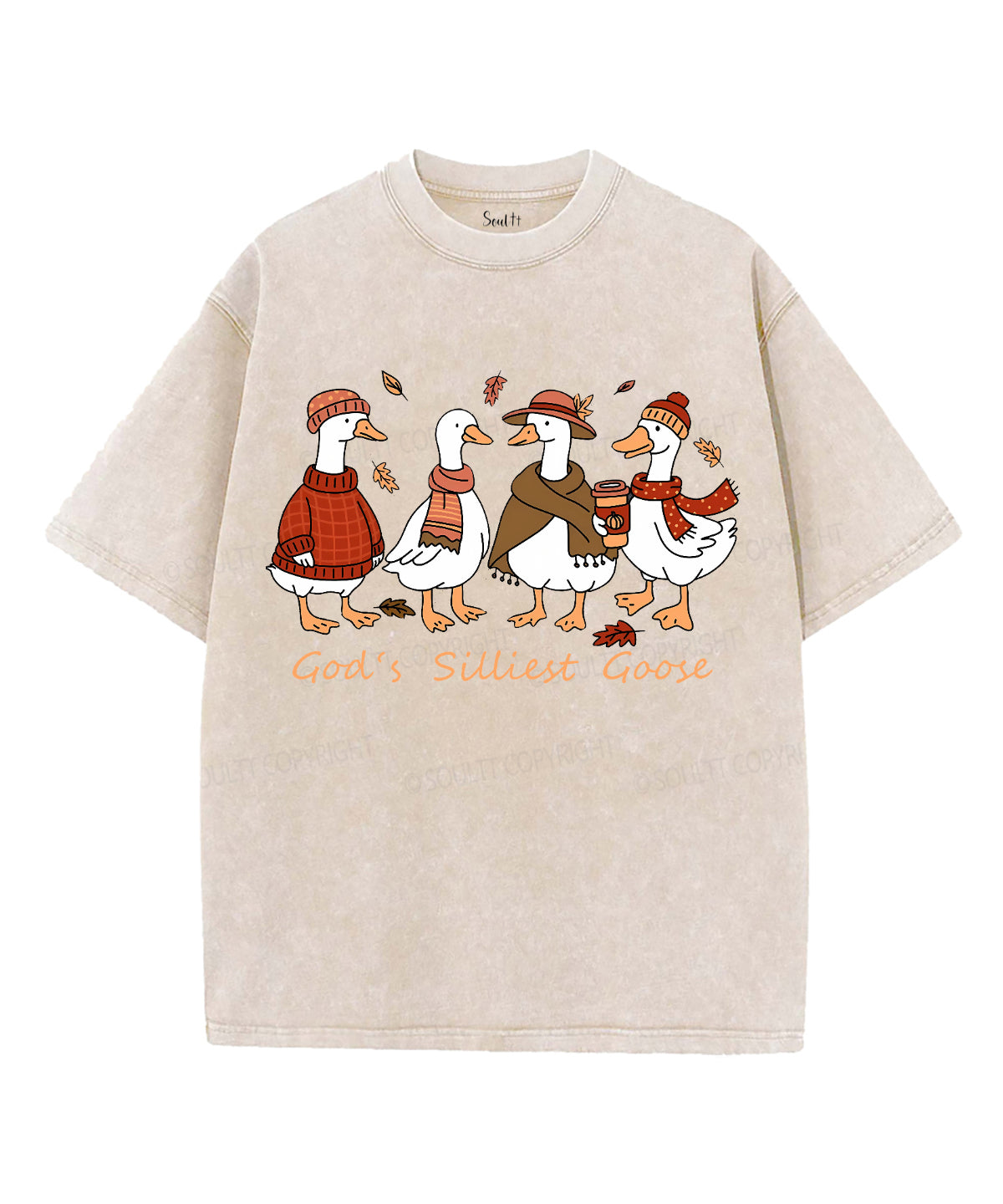God'S Silliest Goose Washed Christian Style003 T-Shirts, Hoodie, Sweatshirt