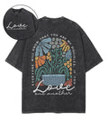 Love One Another Double Sided Unisex Washed Christian T-shirt Hoodie, Sweatshirt | CiraTrend.com (Image 1)