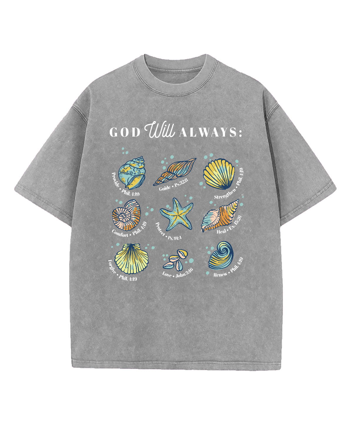 God Will Always Washed Christian T-shirt Hoodie, Sweatshirt | CiraTrend.com (Image 4)