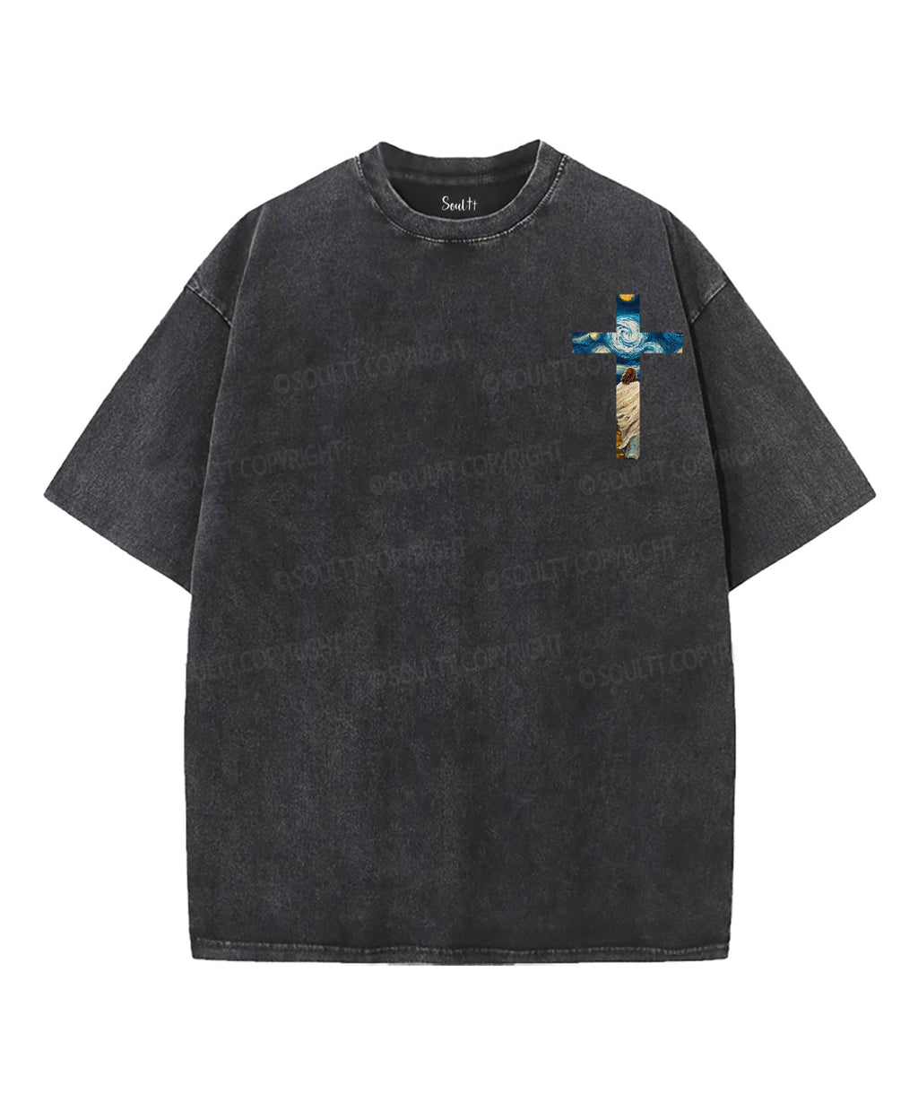 The Lord Is My Shepherd Double Sided Unisex Washed Christian T-shirt Style007 Hoodie, Sweatshirt | CiraTrend.com (Image 2)