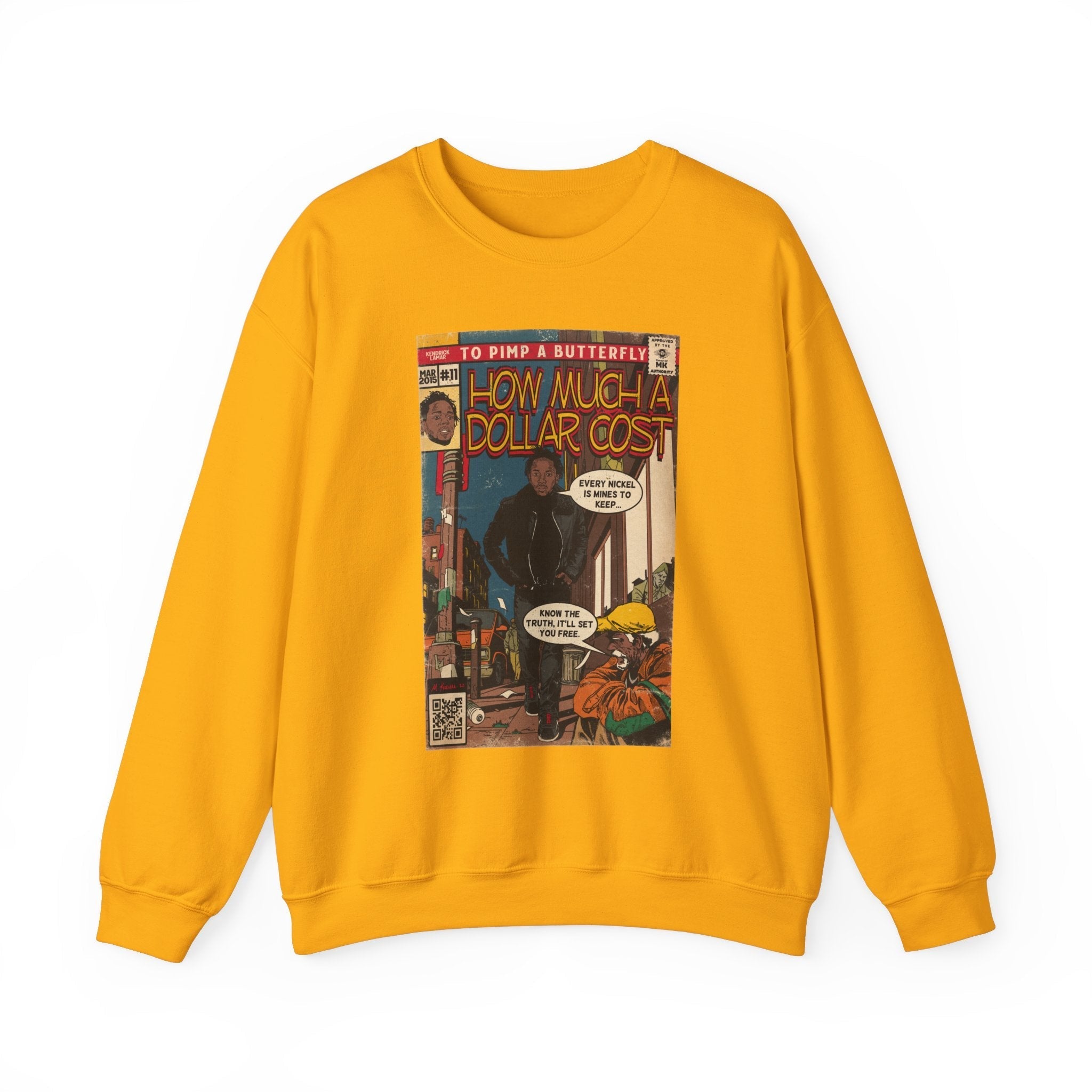 How Much A Dollar Cost- Unisex Heavy BlendÃ¢â€žÂ¢ Crewneck Sweatshirt T-Shirts, Hoodie | CiraTrend.com (Image 5)
