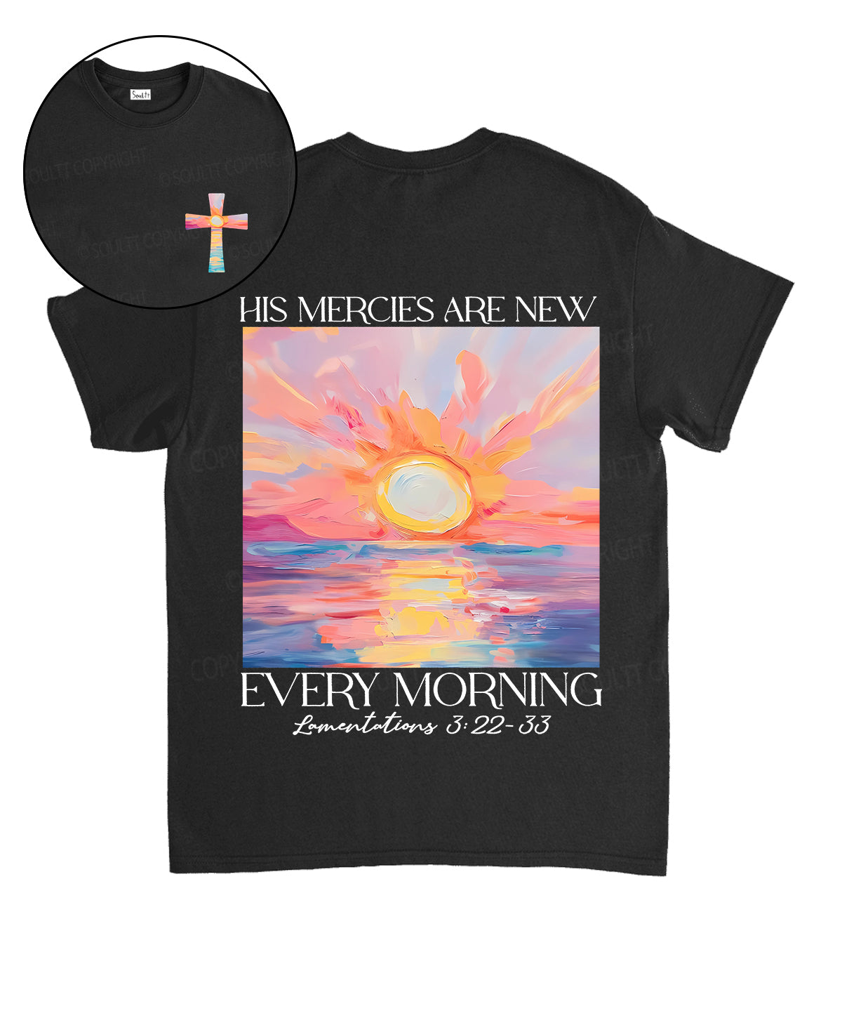 His Mercies Are New Double Sided Cotton Christian Style003 T-Shirts, Hoodie, Sweatshirt