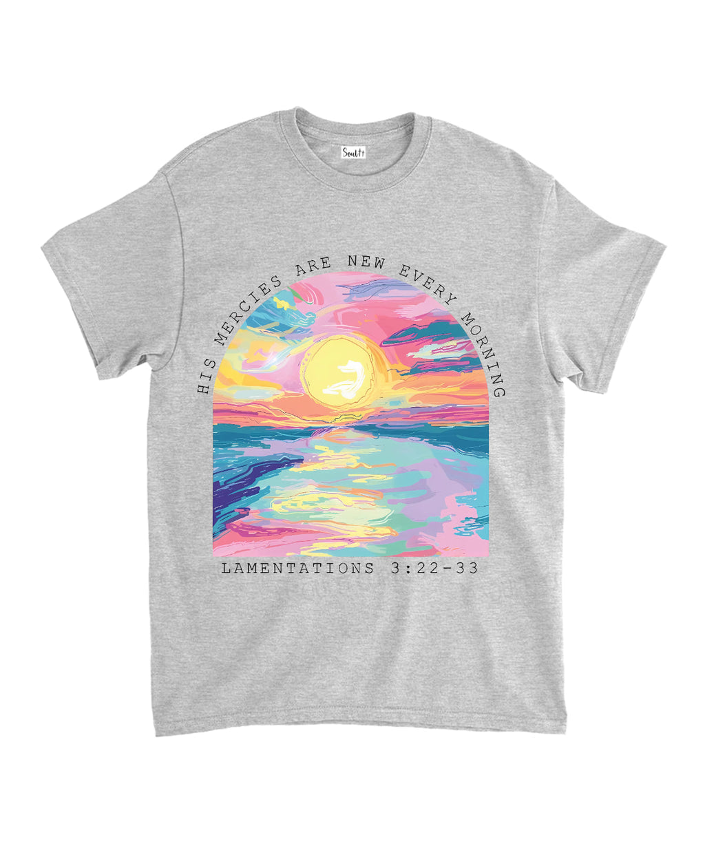 His Mercies Are New Every Morning Unisex Cotton Christian T-Shirt Style001 Hoodie, Sweatshirt | CiraTrend.com (Image 3)