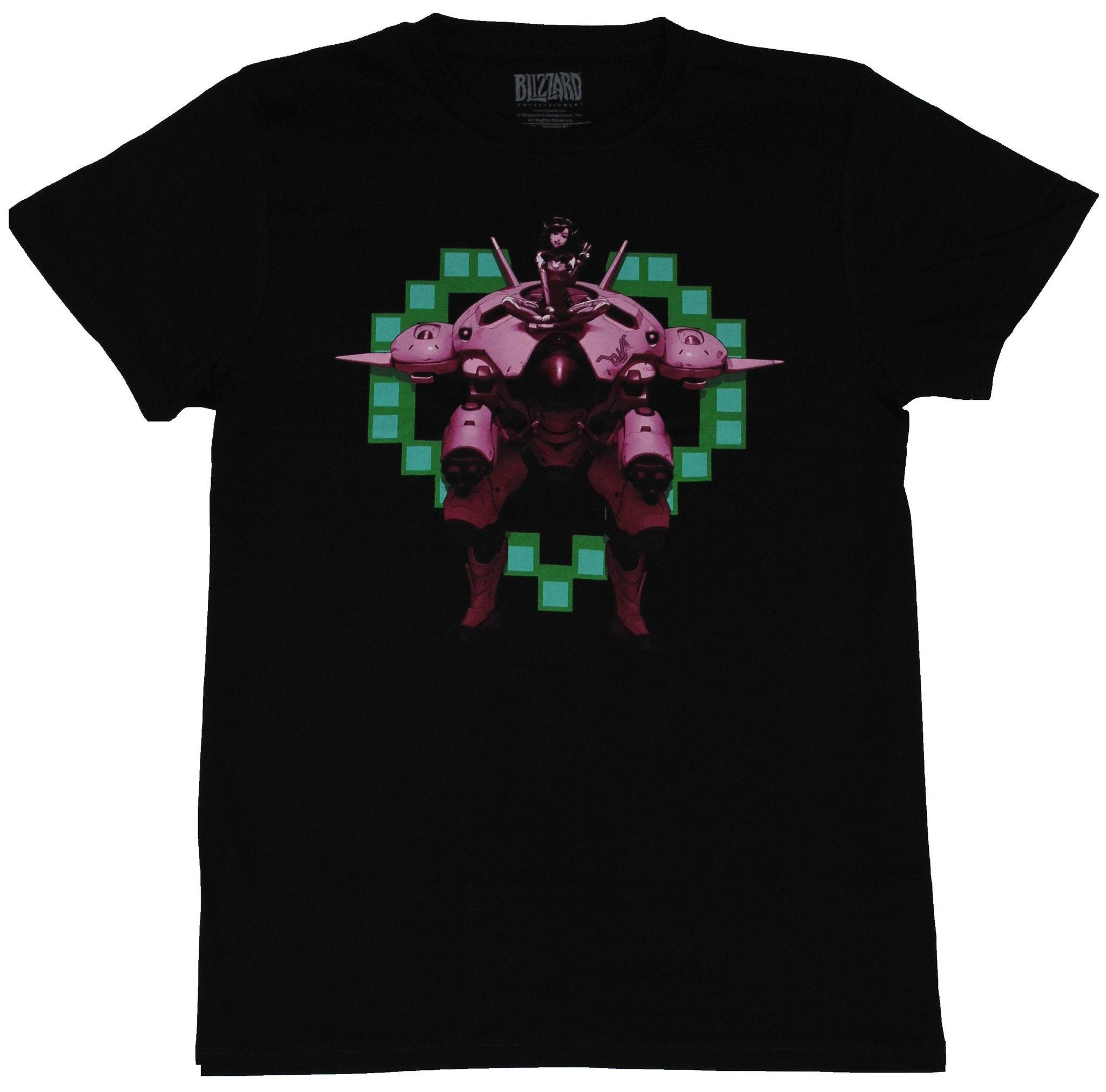 Overwatch Mens T-Shirt - D. Va Play To Win Mech Riding Cutie Image Hoodie, Sweatshirt | CiraTrend.com