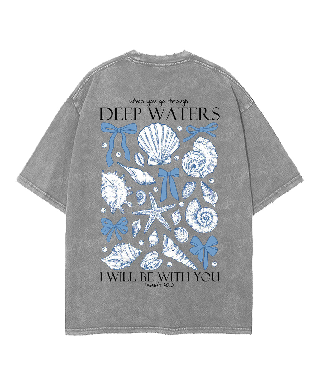 I Will Be With You Double Sided Unisex Washed Christian T-shirt Style019 Hoodie, Sweatshirt | CiraTrend.com (Image 5)