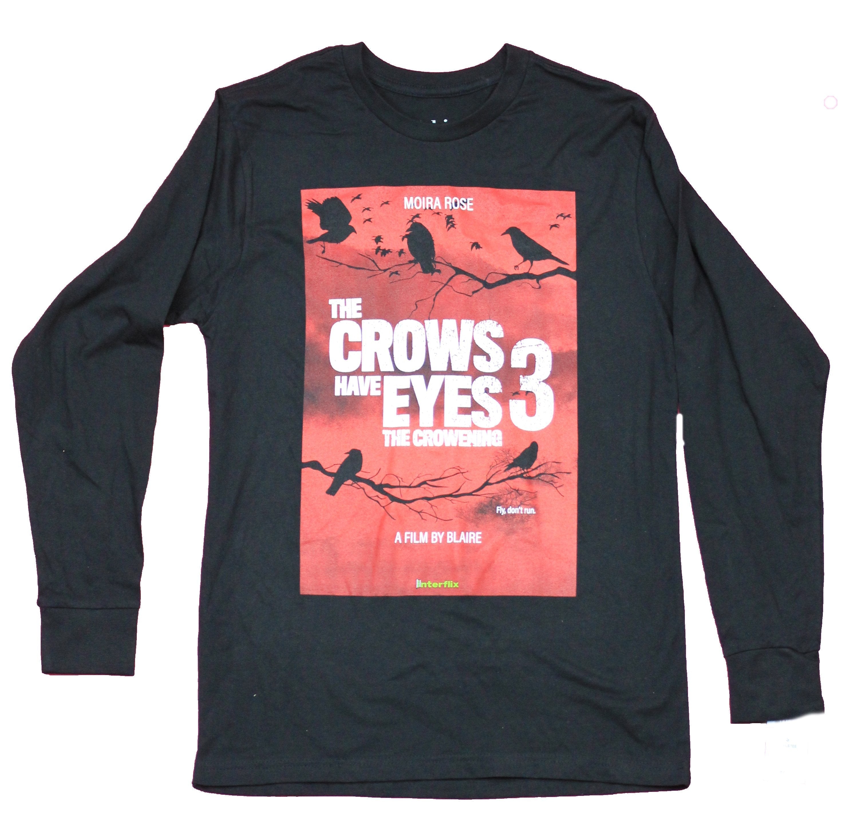 Schitt's Creek Mens Long Sleeve T-Shirt - The Crows Have Eyes 3 Poster Image Hoodie, Sweatshirt | CiraTrend.com