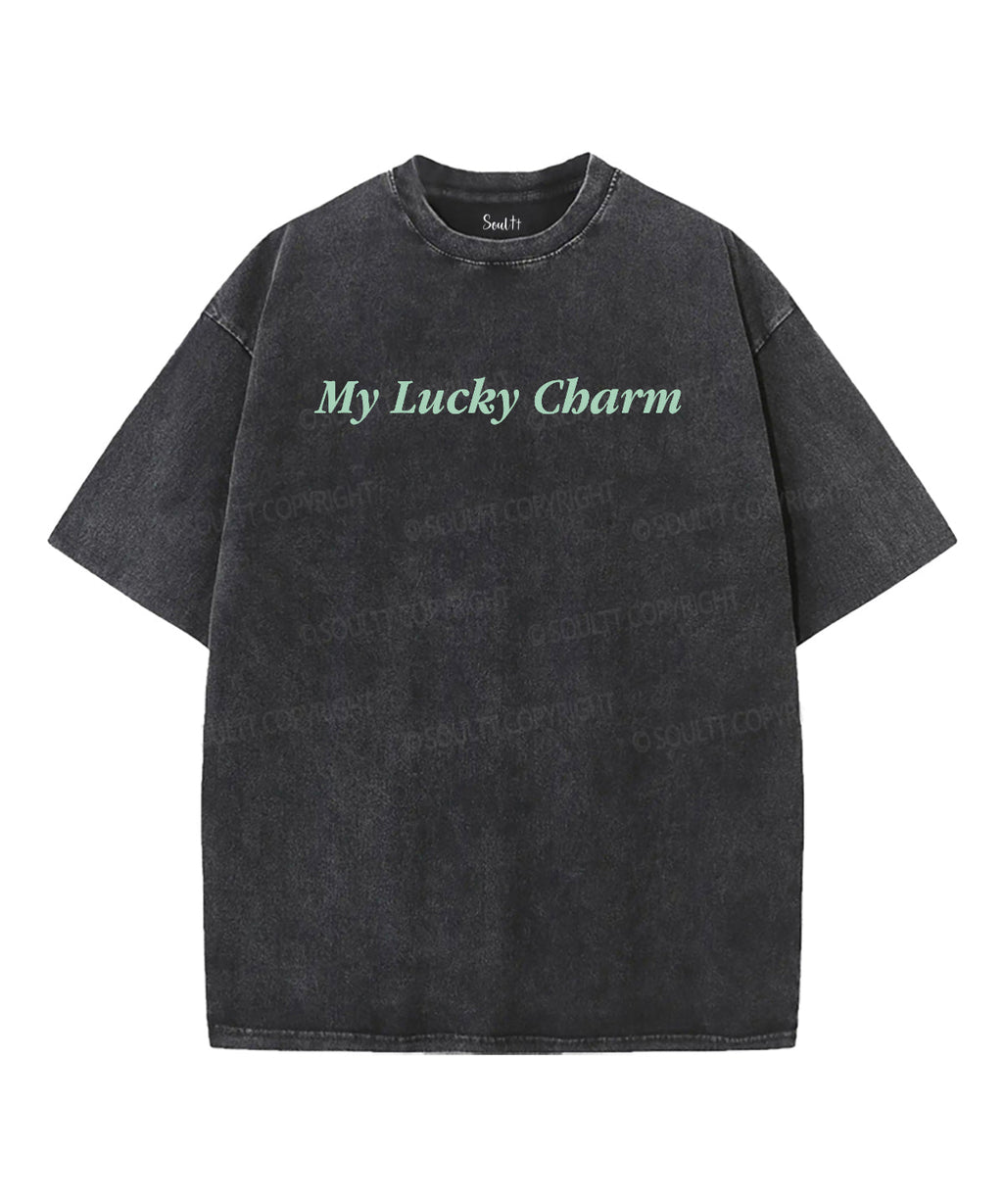 My Lucky Charm Double Sided Unisex Washed Christian T-shirt Hoodie, Sweatshirt | CiraTrend.com (Image 4)
