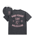 Hard Fought Double Sided Washed Christian T-Shirts, Hoodie, Sweatshirt