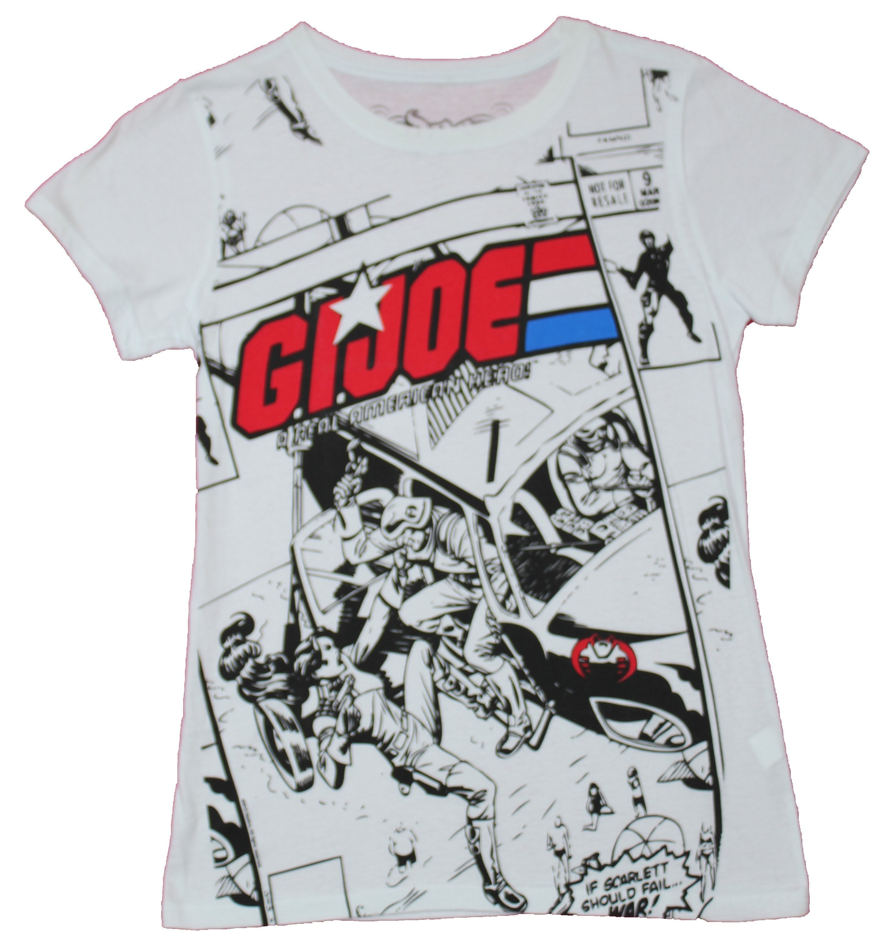 GI Joe Girls Juniors T-Shirt - G.I Joe Comic Cover Image Allover Hoodie, Sweatshirt | CiraTrend.com