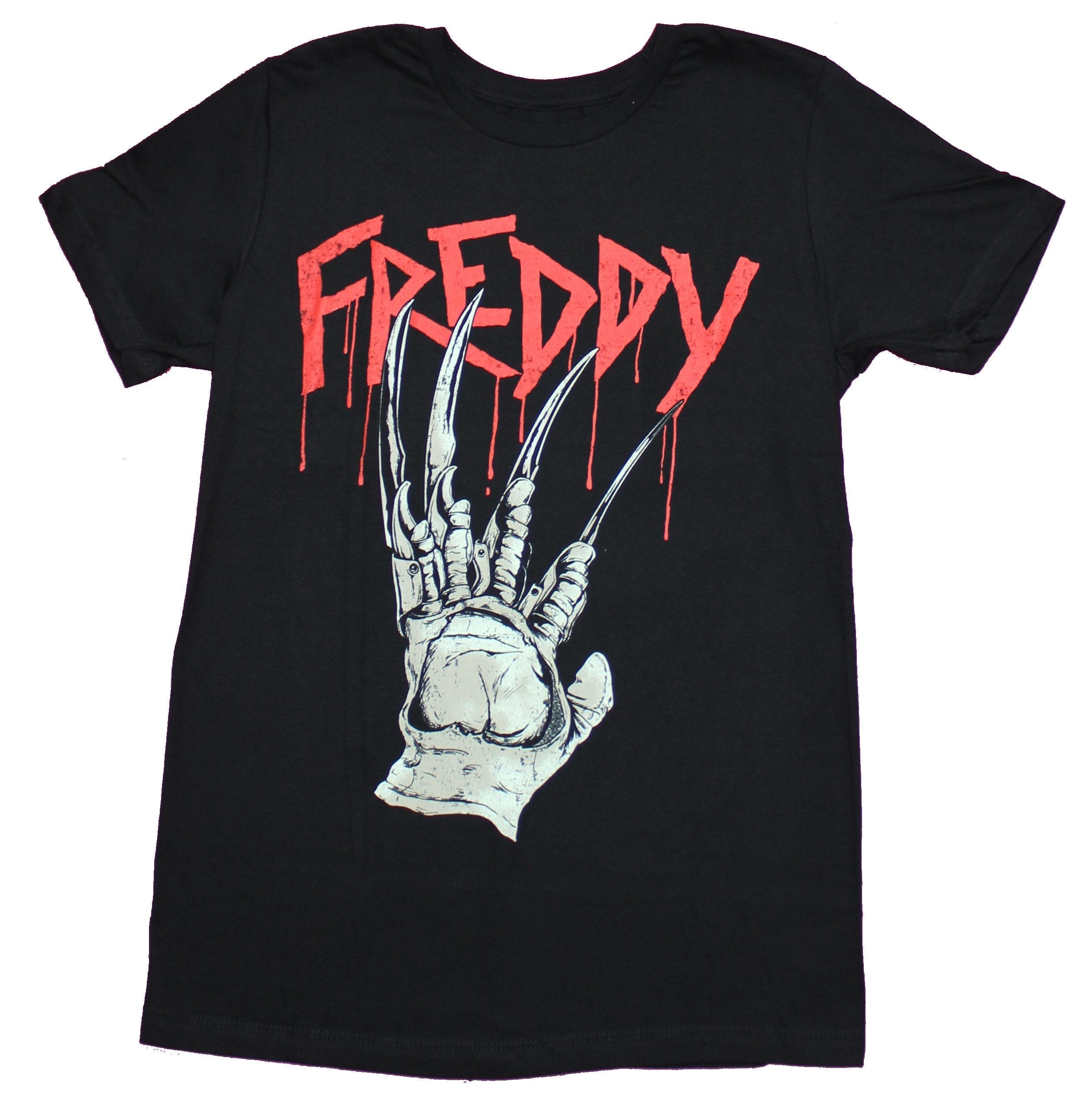 Nightmare on Elm Street Mens T-Shirt - Freddy Dripping Blood Glove Hoodie, Sweatshirt | CiraTrend.com