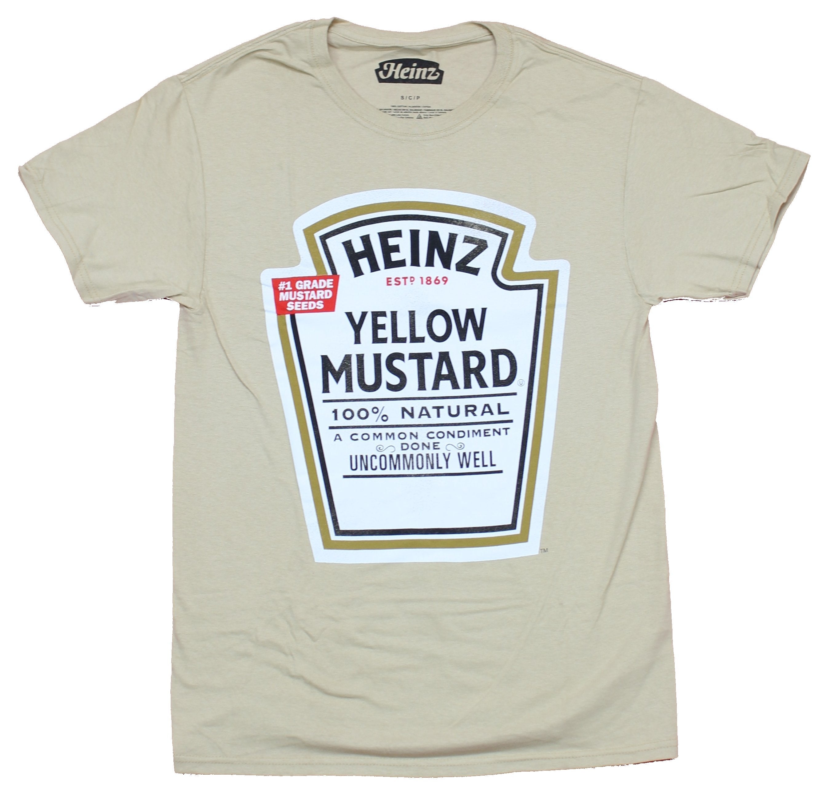 Heinz Yellow Mustard Mens T-Shirt  -  Classic Bottle Label Image Hoodie, Sweatshirt | CiraTrend.com