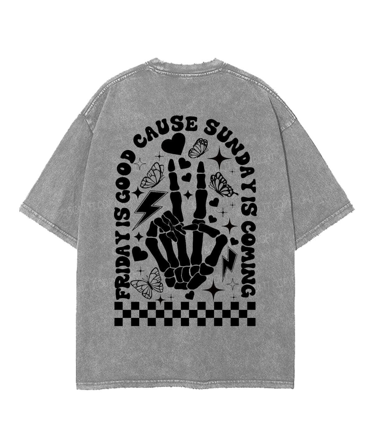 Sunday Is Coming Double Sided Unisex Washed Christian T-shirt Hoodie, Sweatshirt | CiraTrend.com (Image 5)