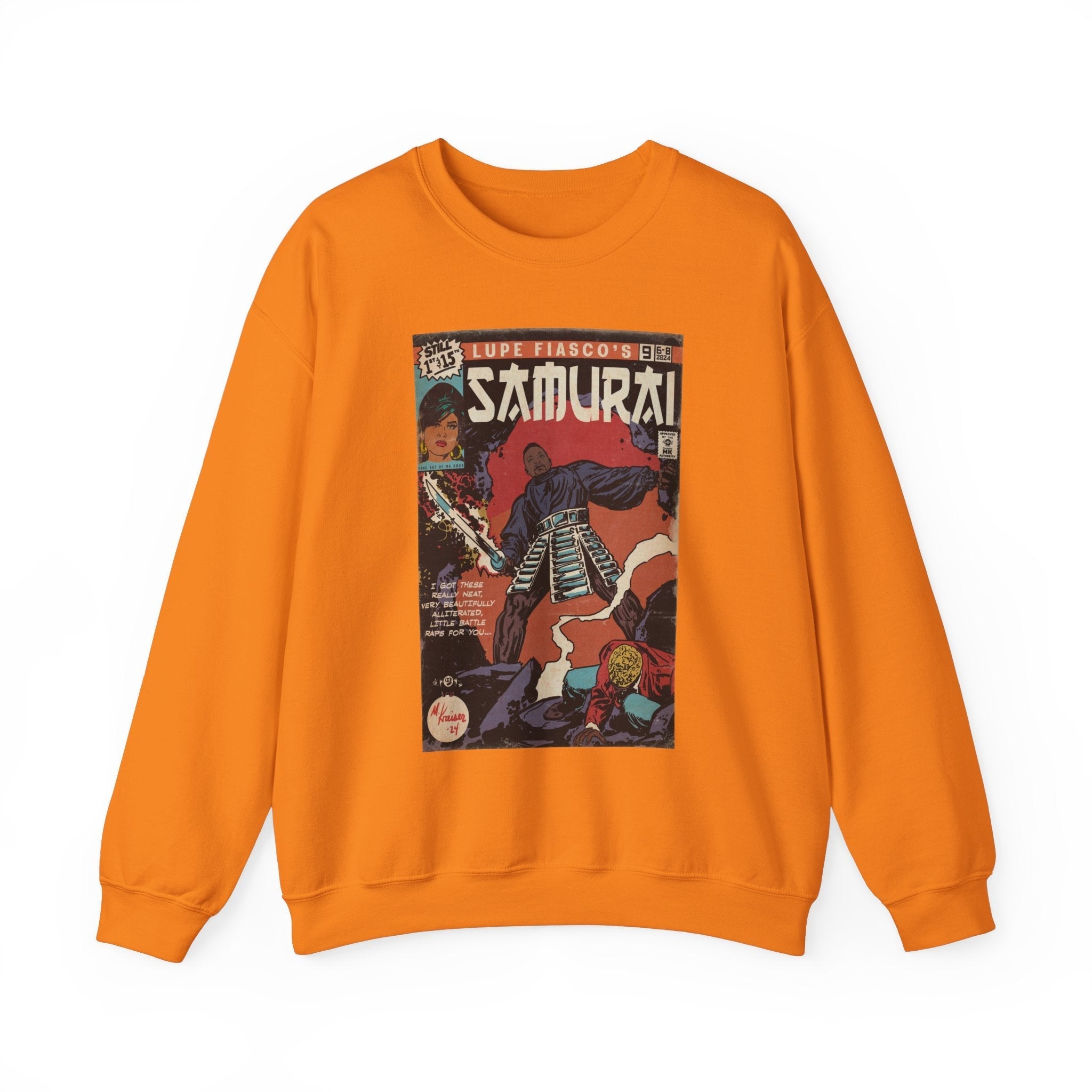 Samurai Unisex Heavy BlendÃ¢â€žÂ¢ Crewneck Sweatshirt T-Shirts, Hoodie | CiraTrend.com (Image 1)