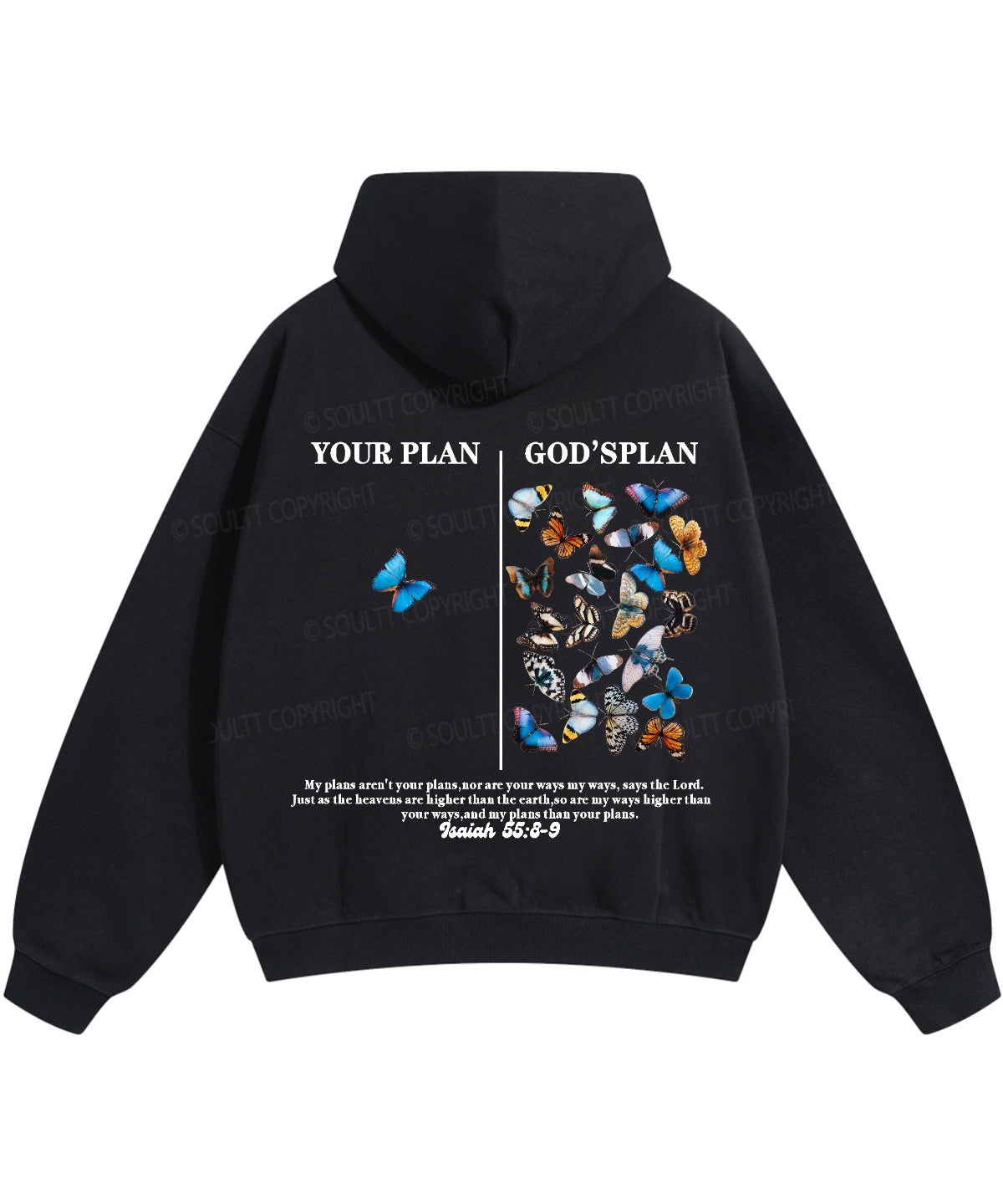 Your Plan Cotton Christian Hoodie T-Shirts, Sweatshirt | CiraTrend.com (Image 3)