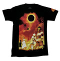 Fire Force Mens T-Shirt - Cast Standing In Large Fire Backdrop Hoodie, Sweatshirt | CiraTrend.com