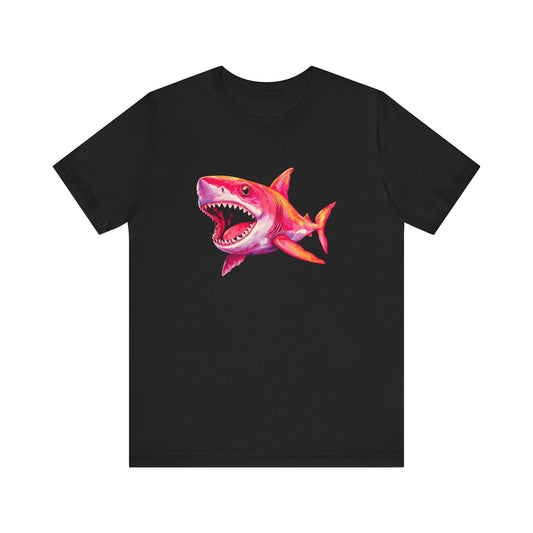 Vibrant Shark Graphic T-Shirt
