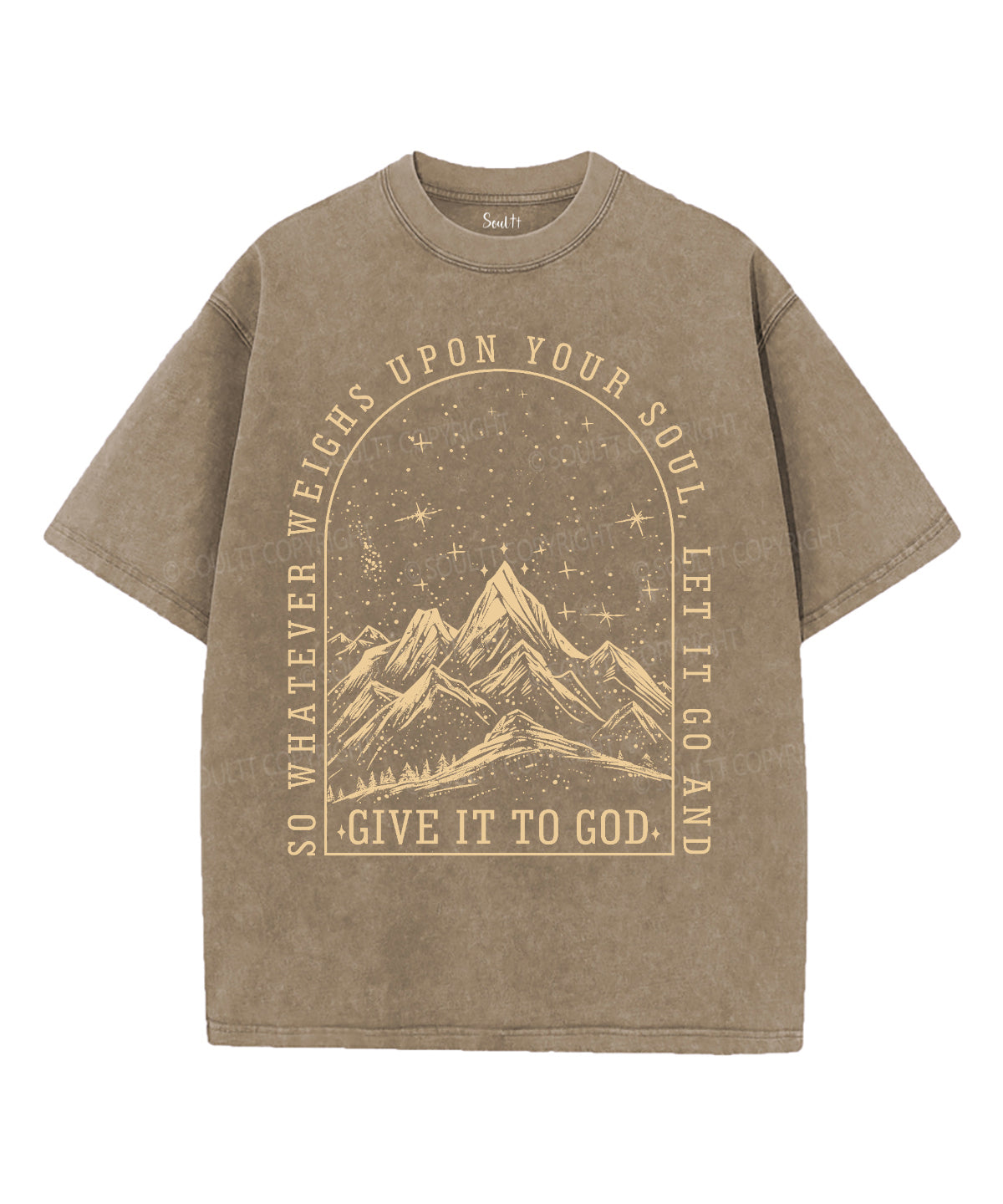 Give It To God Unisex Washed Christian T-shirt Style001 Hoodie, Sweatshirt | CiraTrend.com (Image 5)