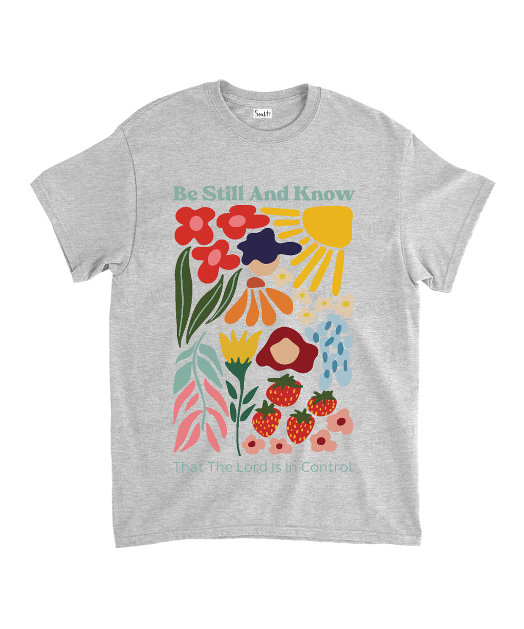 Be Still and Know That the Lord is in Control Unisex Cotton Christian T-Shirt Hoodie, Sweatshirt | CiraTrend.com (Image 3)