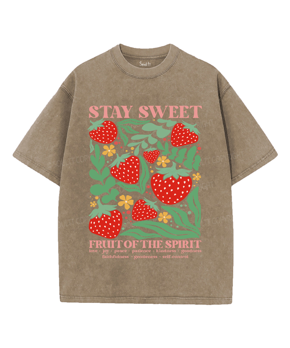 Stay Sweet Unisex Washed Christian T-shirt Hoodie, Sweatshirt | CiraTrend.com (Image 5)
