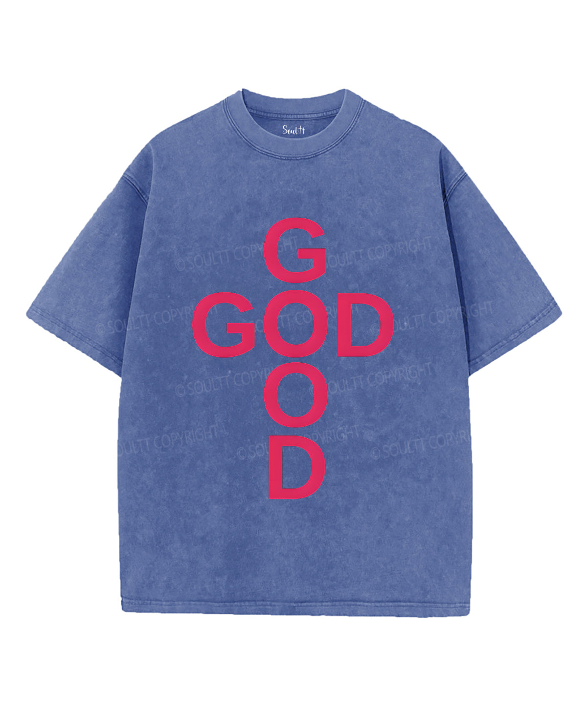 God Is Good Unisex Washed Christian T-shirt Style004 Hoodie, Sweatshirt | CiraTrend.com (Image 3)