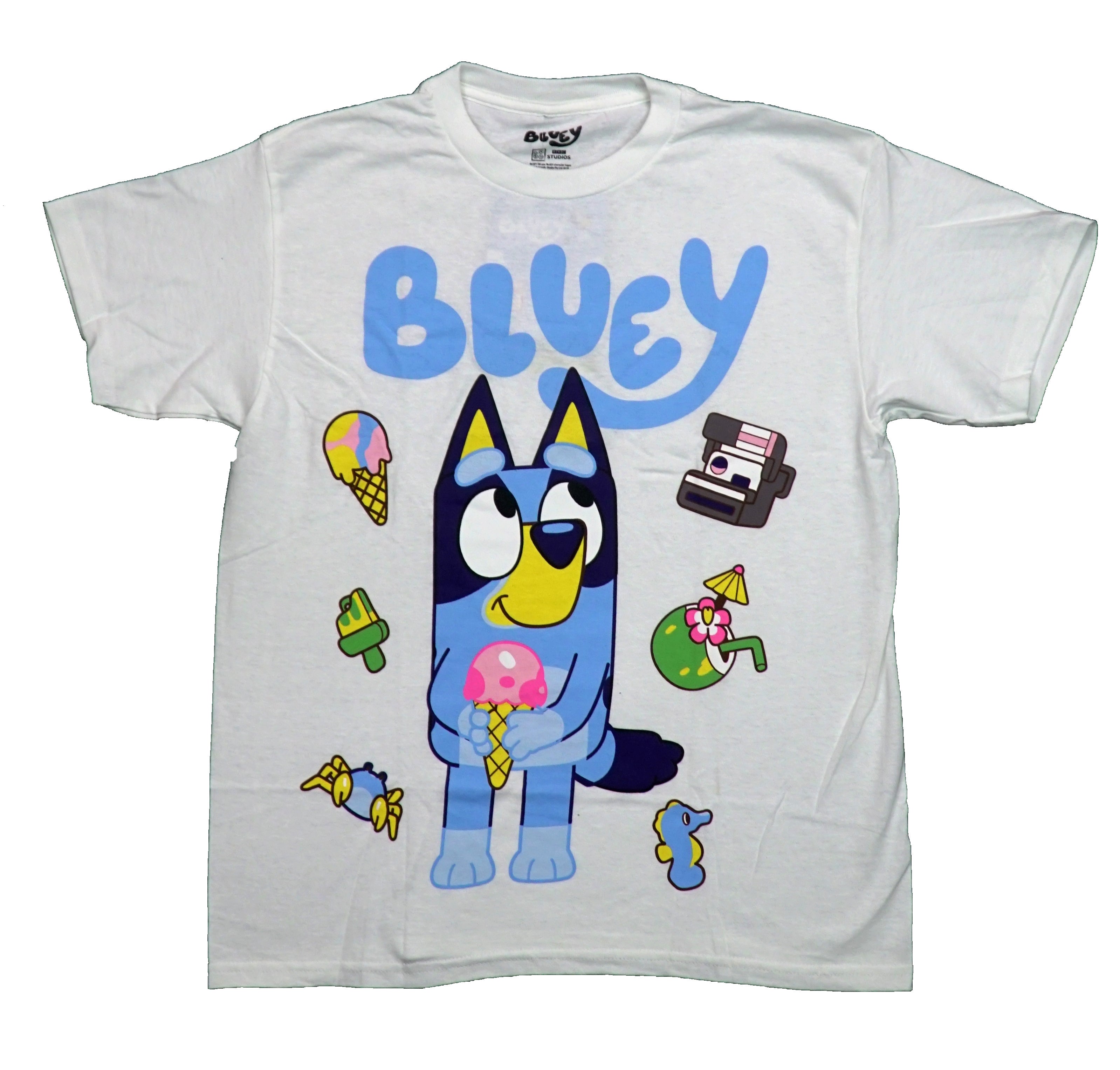 Bluey Mens T-Shirt - Bluey With Her Favorite Things Hoodie, Sweatshirt | CiraTrend.com