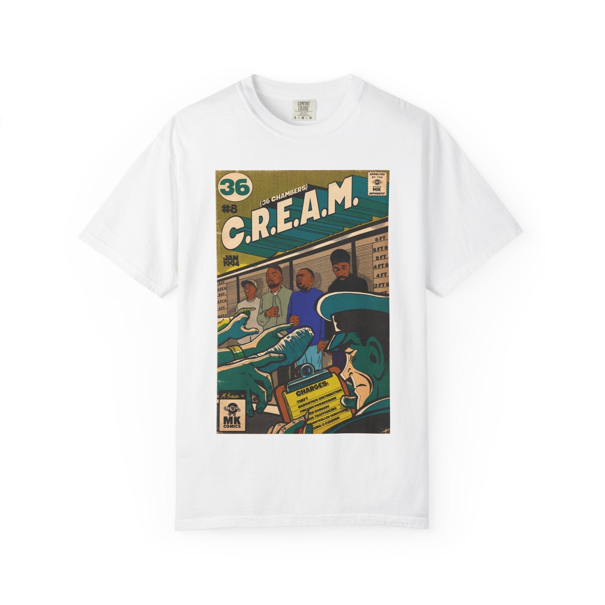 C.R.E.A.M - Unisex Comfort Colors T-shirt Hoodie, Sweatshirt | CiraTrend.com (Image 5)