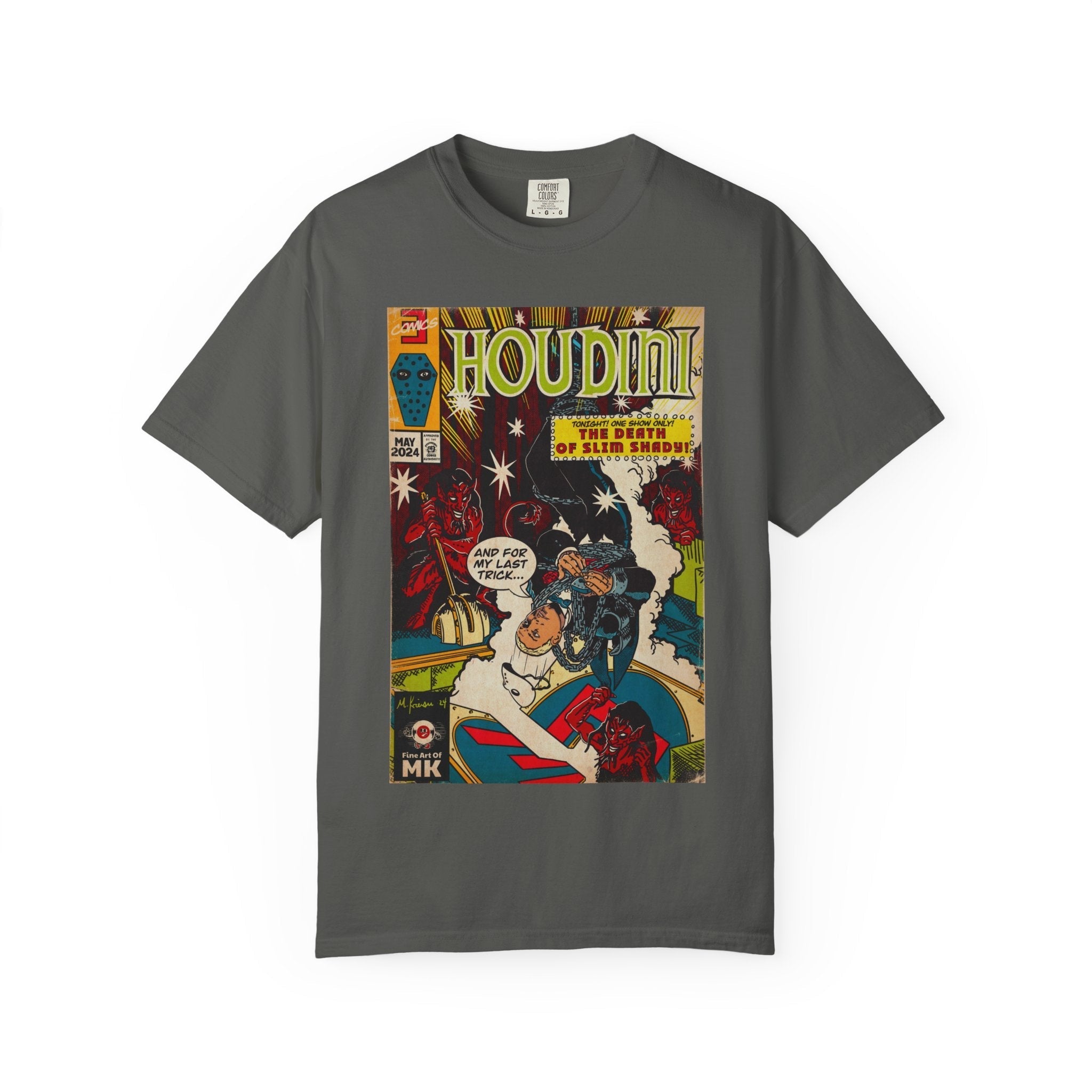 Houdini - Unisex Comfort Colors T-shirt Hoodie, Sweatshirt | CiraTrend.com (Image 4)
