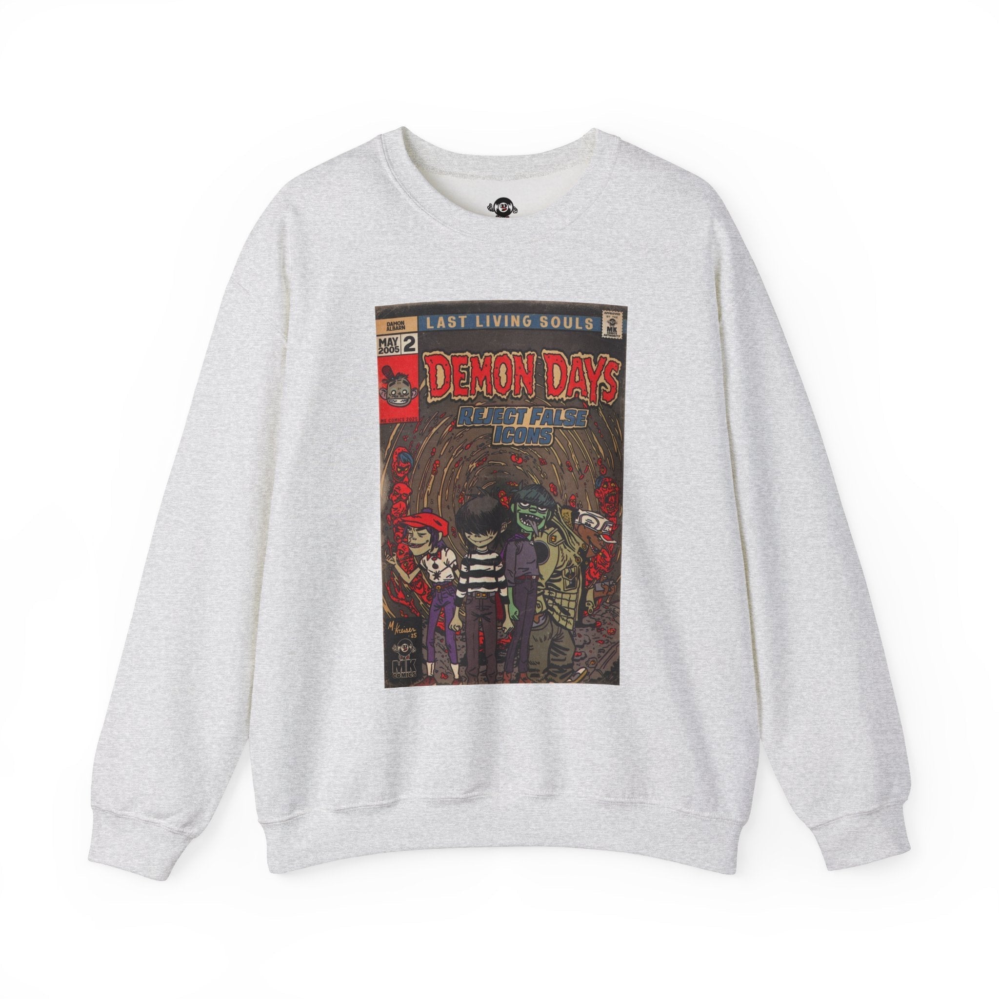 Demon Days - Unisex Heavy BlendÃ¢â€žÂ¢ Crewneck Sweatshirt T-Shirts, Hoodie | CiraTrend.com (Image 3)