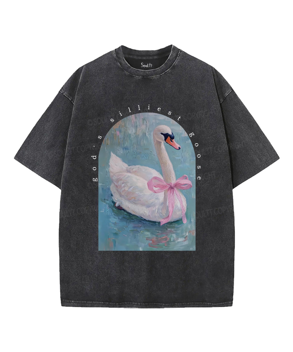 God'S Silliest Goose Washed Christian Style002 T-Shirts, Hoodie, Sweatshirt