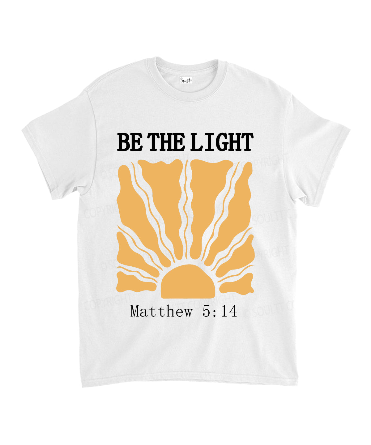 Be The Light Unisex Cotton Christian T-Shirt Style003 Hoodie, Sweatshirt | CiraTrend.com (Image 2)