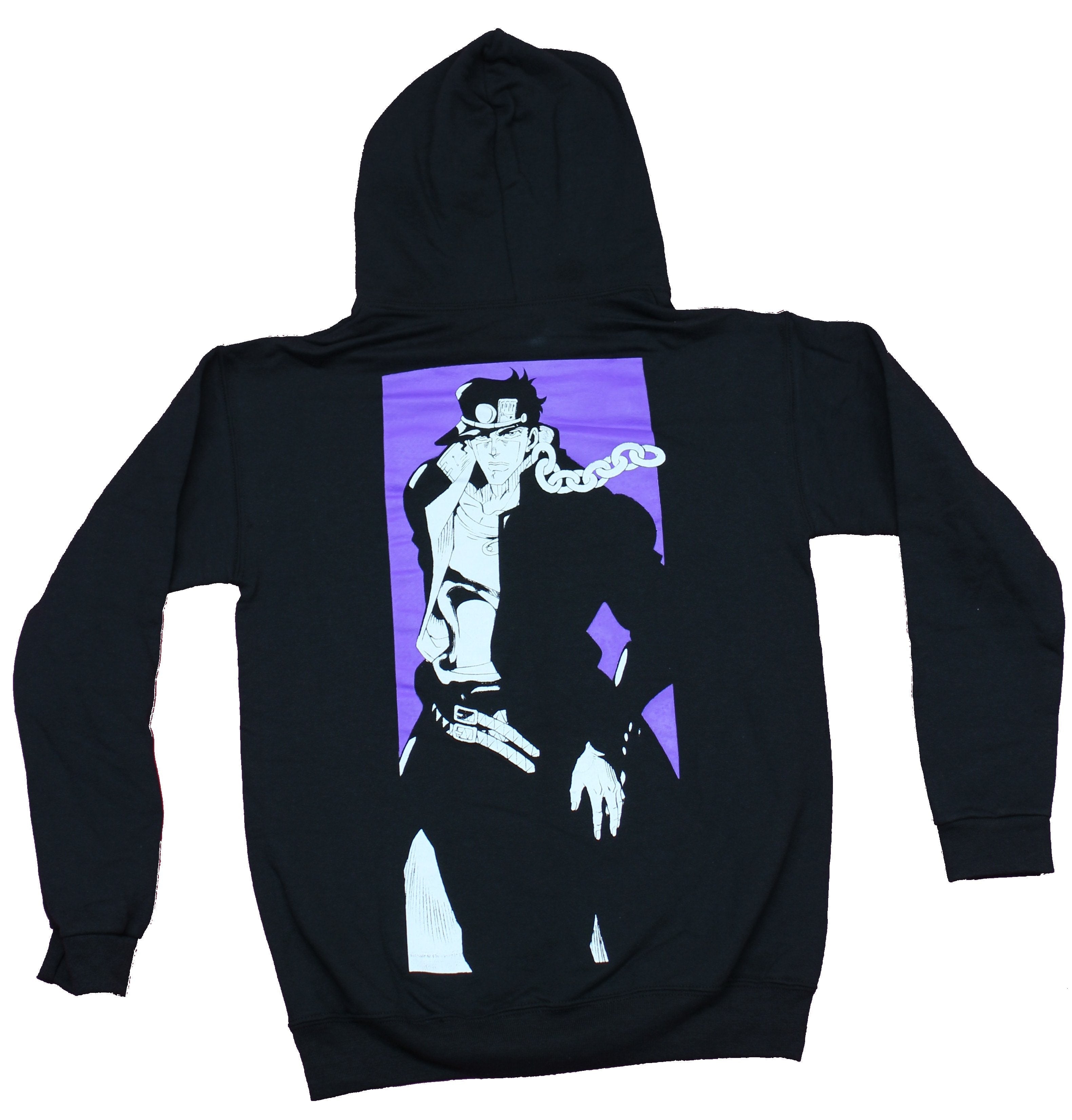 Jojo's Bizarre Adventure Pullover Hoodie - Stardust Crusaders Jojo Picture Back T-Shirts, Sweatshirt (Image 2)