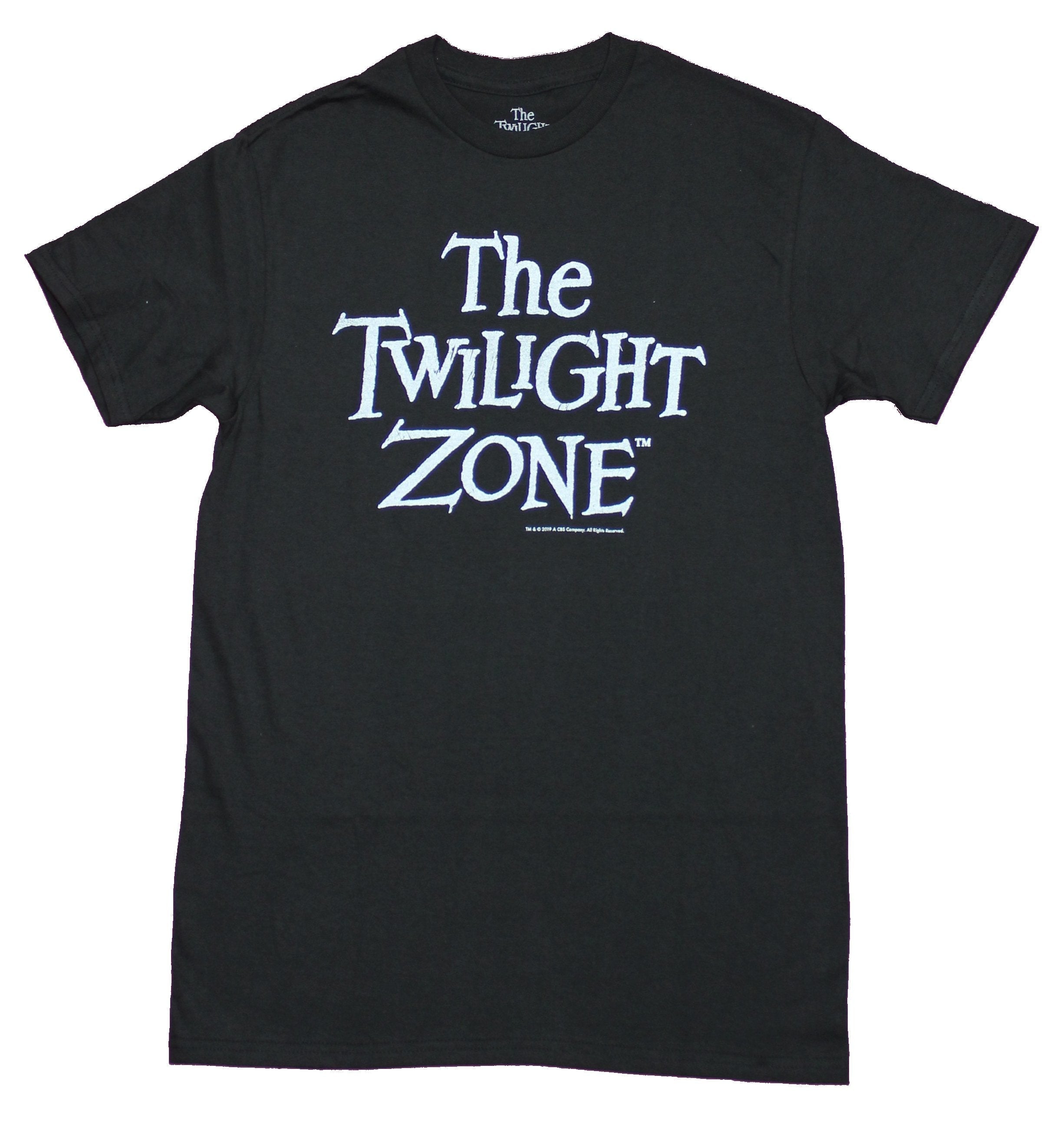 Twilight Zone Mens T-Shirt - Classic TV Show Word Logo Image Hoodie, Sweatshirt | CiraTrend.com