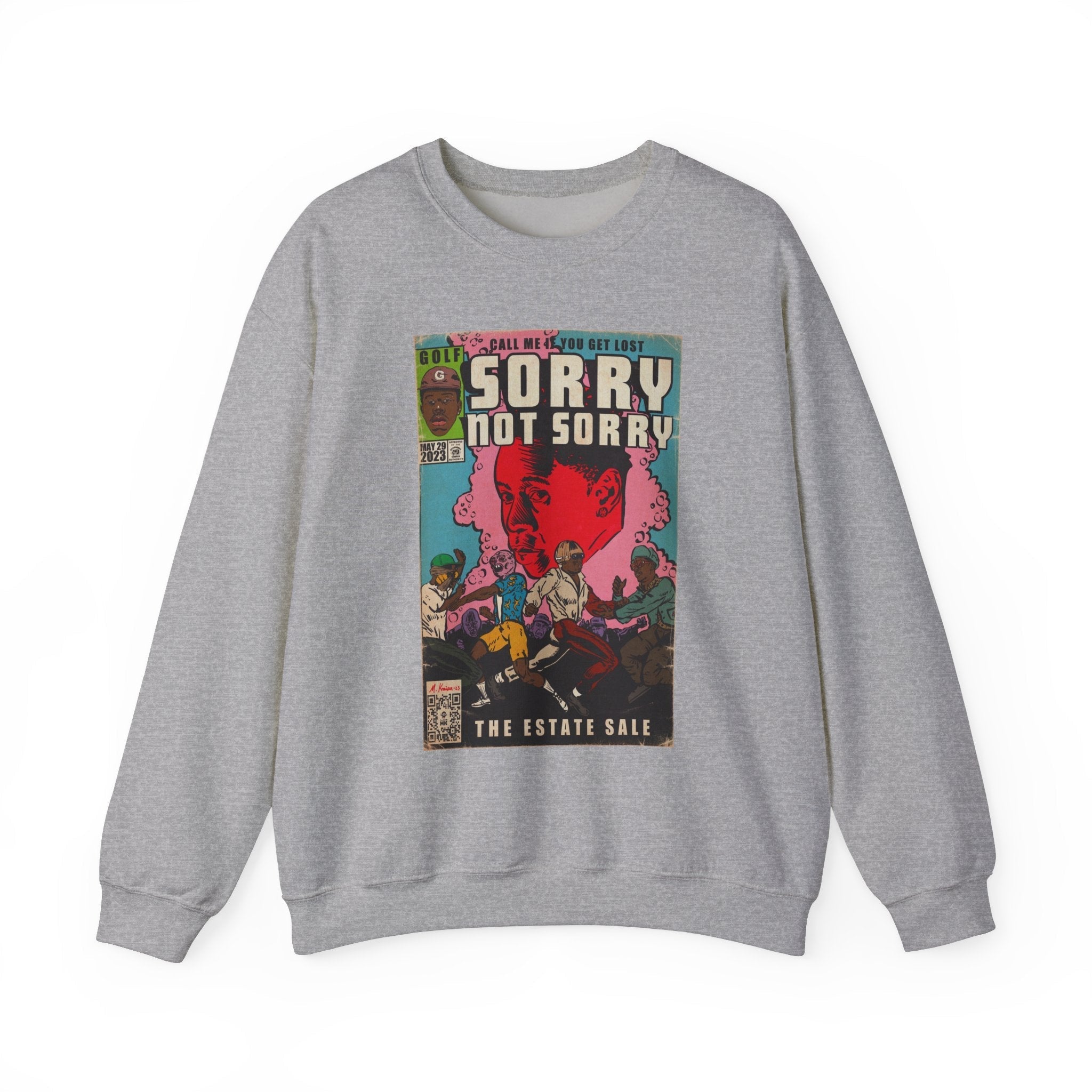 Tyler - Sorry Not Sorry - Unisex Heavy BlendÃ¢â€žÂ¢ Crewneck Sweatshirt T-Shirts, Hoodie | CiraTrend.com (Image 2)