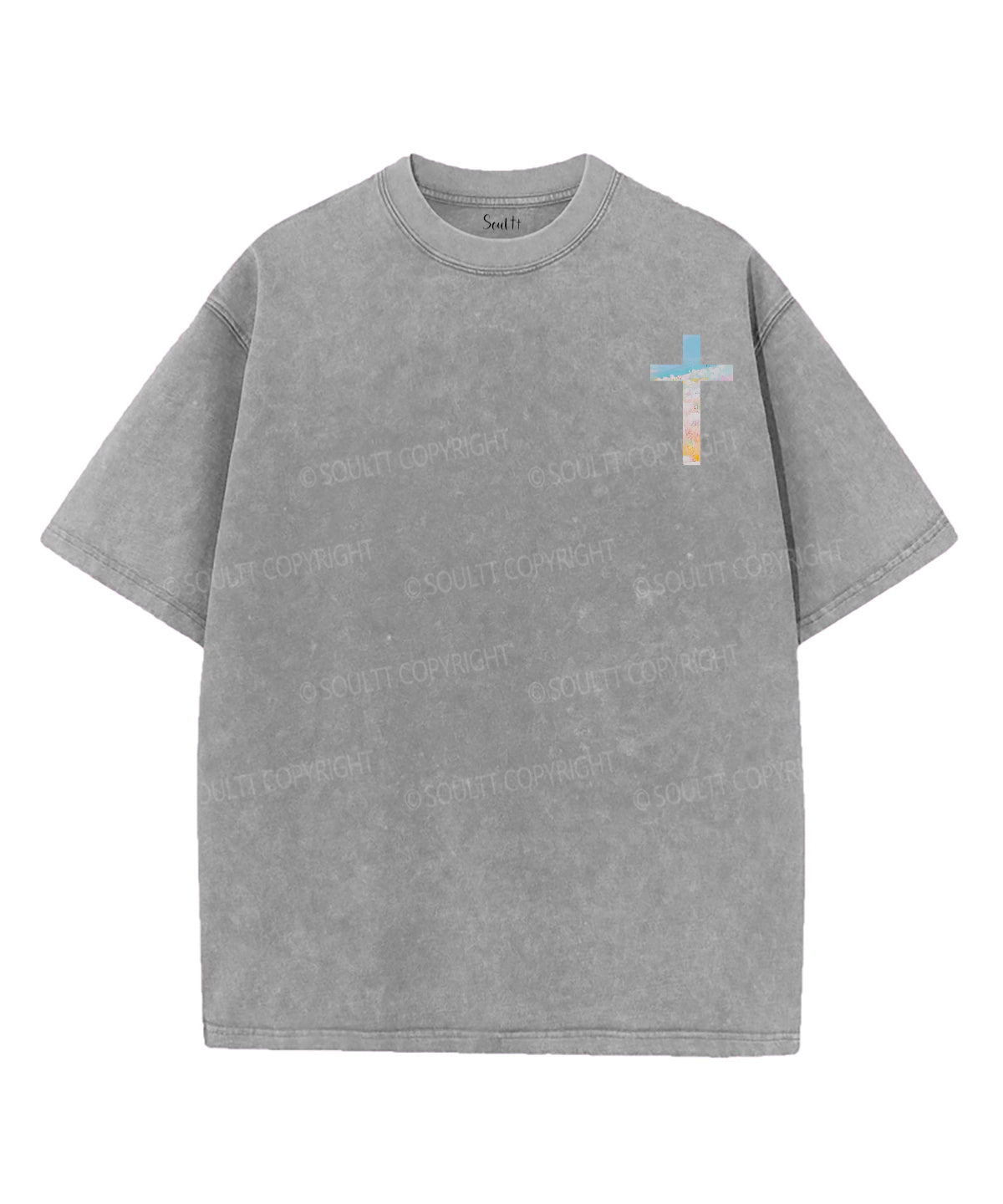 The Lord Is My Shepherd Double Sided Unisex Washed Christian T-shirt Style003 Hoodie, Sweatshirt | CiraTrend.com (Image 4)