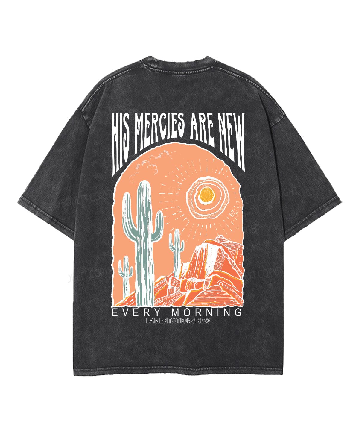 His Mercies Are New Double Sided Unisex Washed Christian T-shirt Style005 Hoodie, Sweatshirt | CiraTrend.com (Image 5)