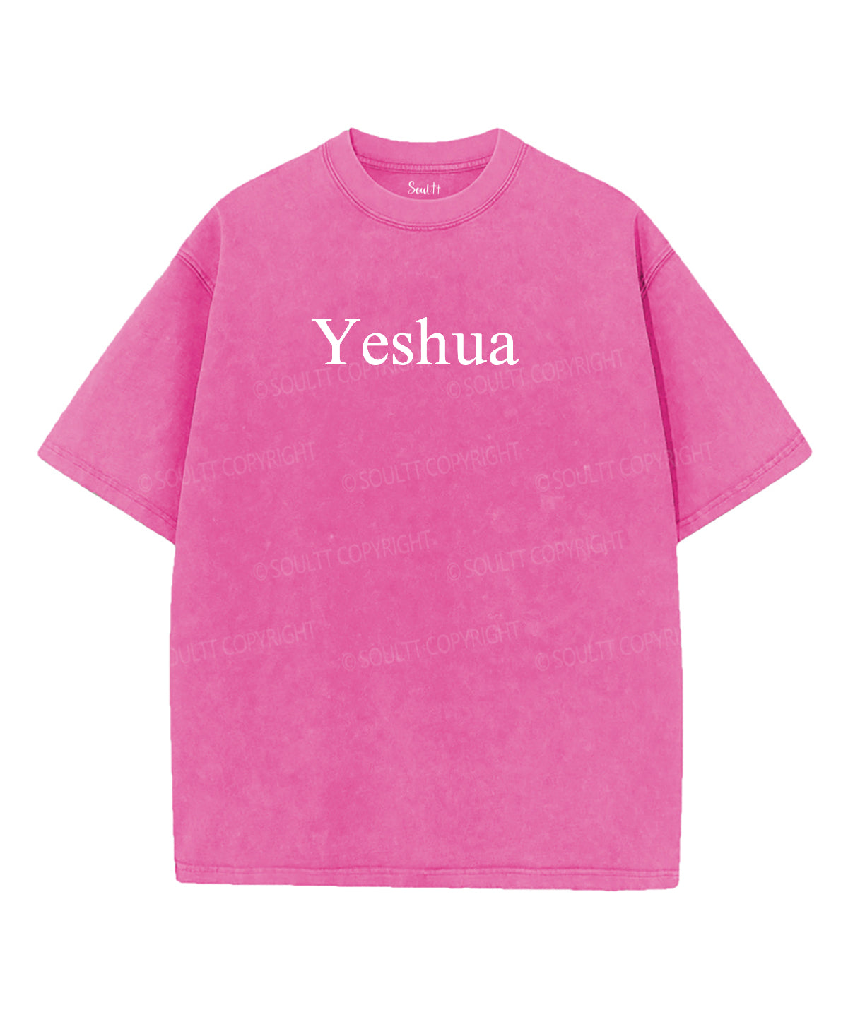 Yeshua Double Sided Washed Christian T-shirt Hoodie, Sweatshirt | CiraTrend.com (Image 4)