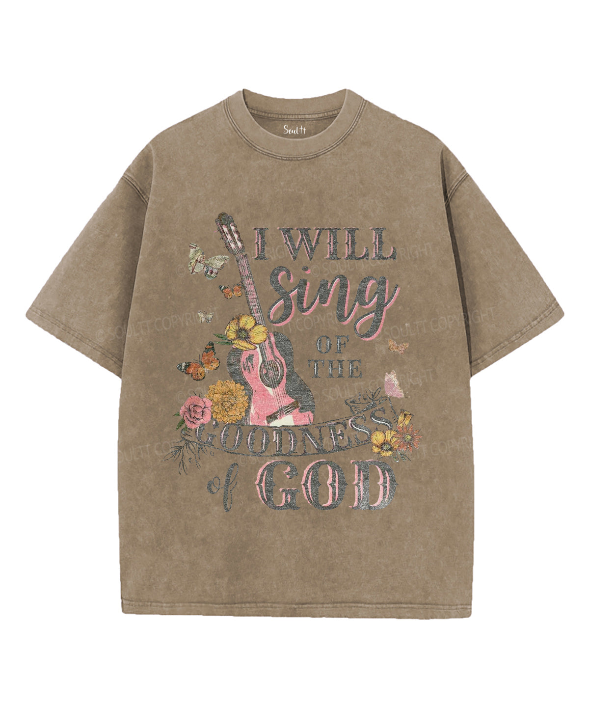 I Will Sing Of The Goodness Washed Christian T-shirt Hoodie, Sweatshirt | CiraTrend.com (Image 4)