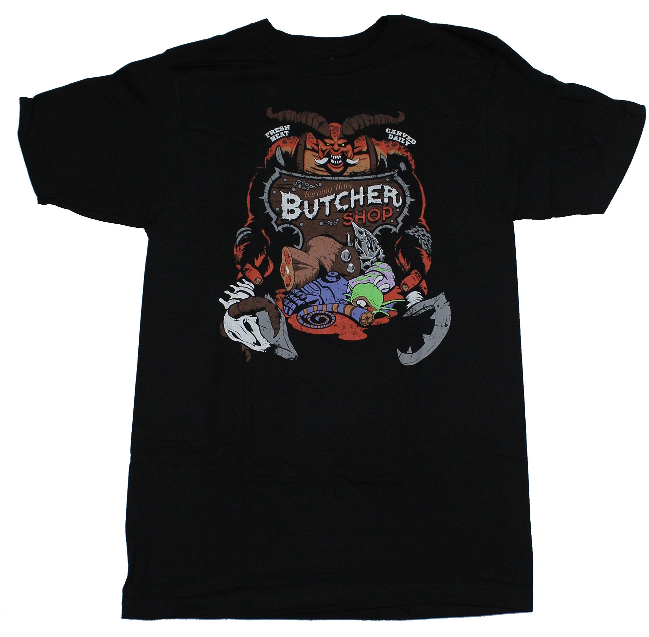 Heroes of the Storm Mens T-Shirt - Burning Hell's Butcher Shop Image Hoodie, Sweatshirt | CiraTrend.com