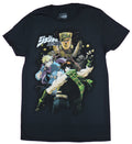 Jojo's Bizare Adventure Mens T-Shirt - Joseph Joestar in a Collage of Characters Hoodie, Sweatshirt | CiraTrend.com