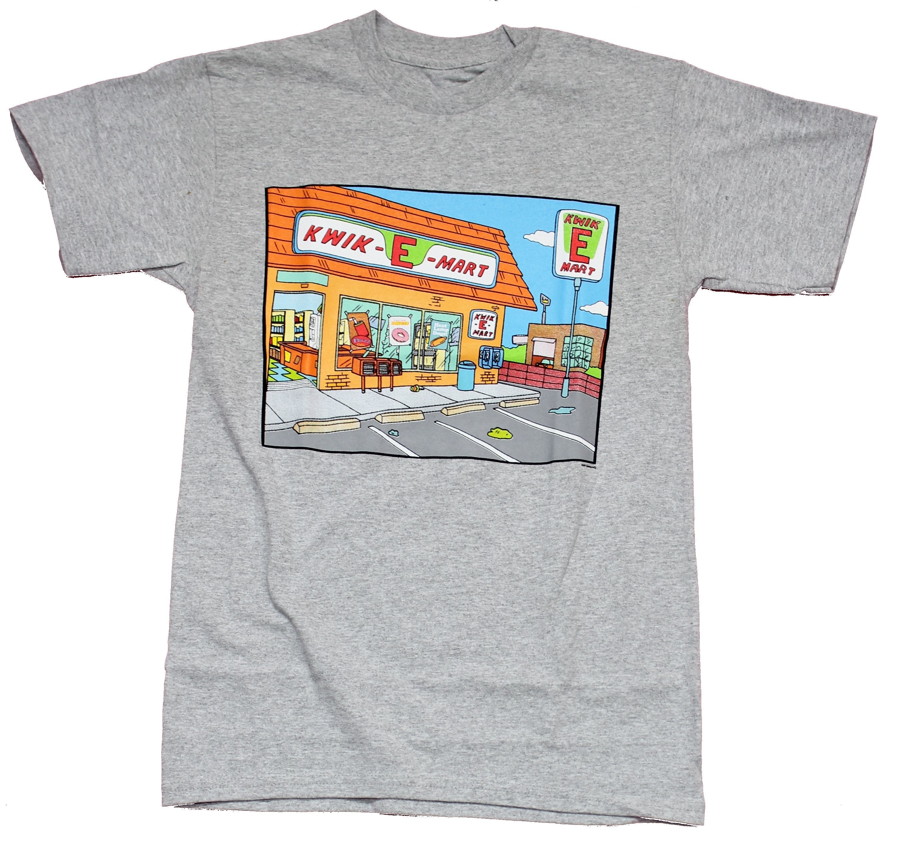 The Simpsons Mens T-Shirt - Kwik-E-Mart Store Front Image Hoodie, Sweatshirt | CiraTrend.com