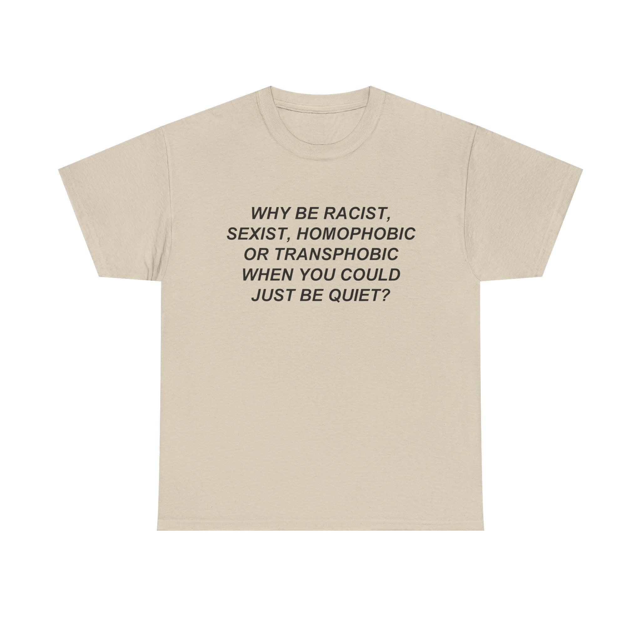Just Be Quiet Tee Hoodie, Sweatshirt | CiraTrend.com (Image 3)