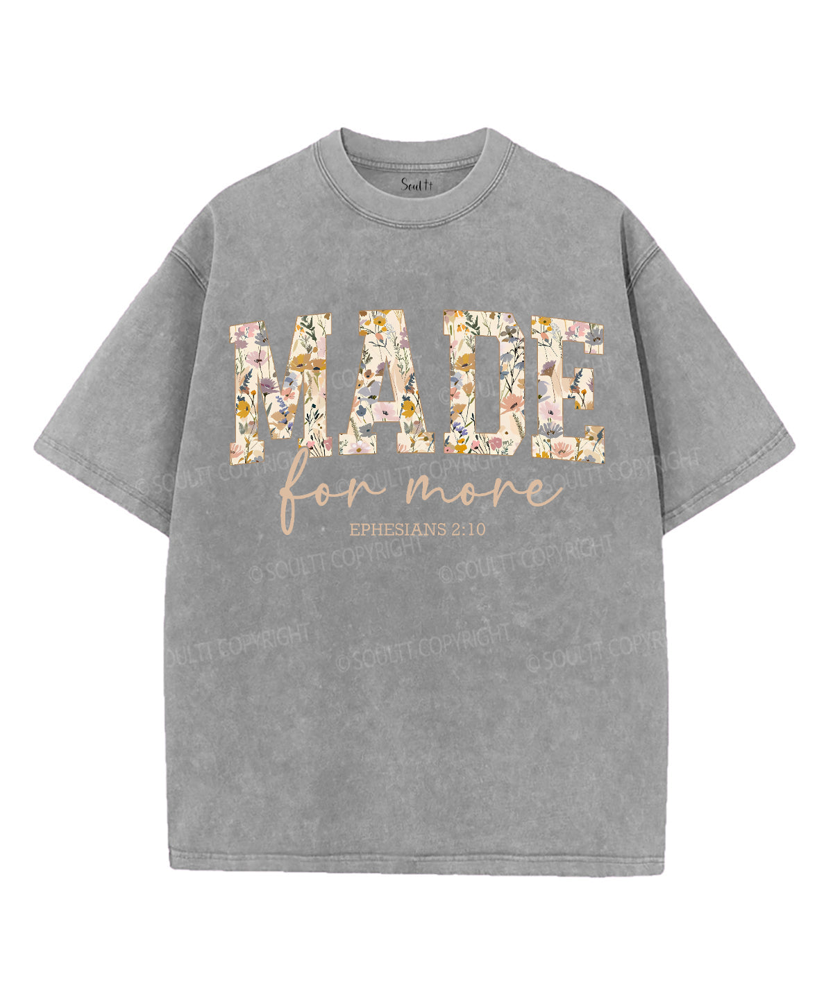 Made For More Unisex Washed Christian T-shirt Hoodie, Sweatshirt | CiraTrend.com (Image 4)