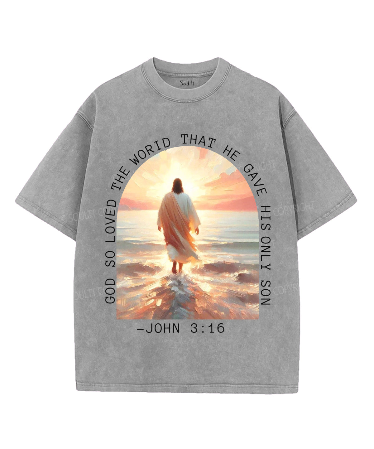 God So Loved Washed Christian T-Shirts, Hoodie, Sweatshirt