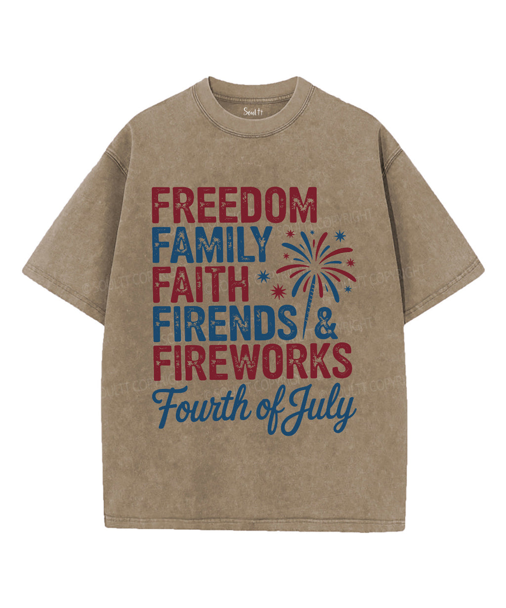 Freedom & Faith Unisex Washed Christian T-shirt Hoodie, Sweatshirt | CiraTrend.com (Image 5)