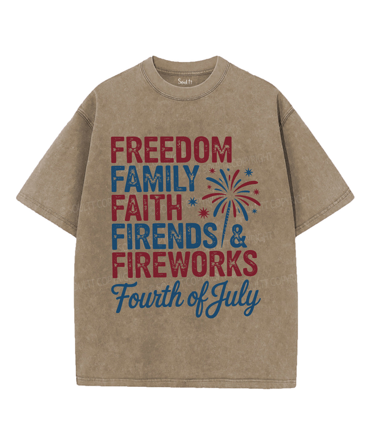 Freedom & Faith Unisex Washed Christian T-shirt Hoodie, Sweatshirt | CiraTrend.com (Image 5)